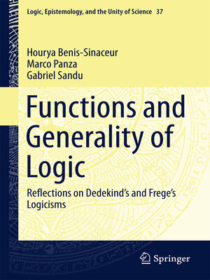 cover image of Functions and Generality of Logic